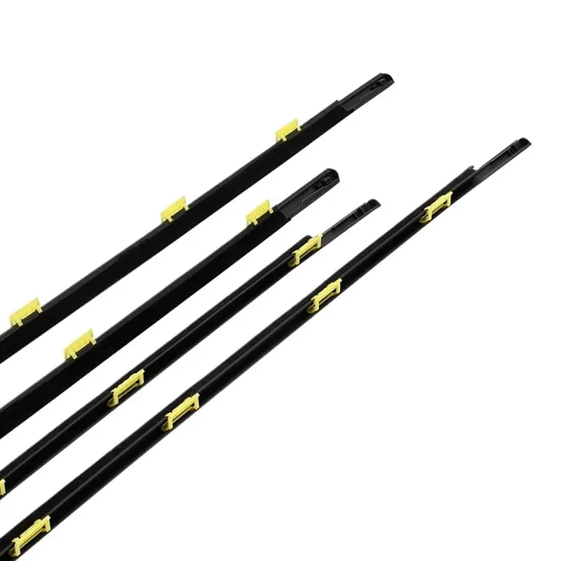 4Pcs Chrome Window Rubber Trim For Honda CRV 2002‑2006 Weatherstrip Seal Strips Window Glass Moulding Trim 72450SCAE01 - Image 2
