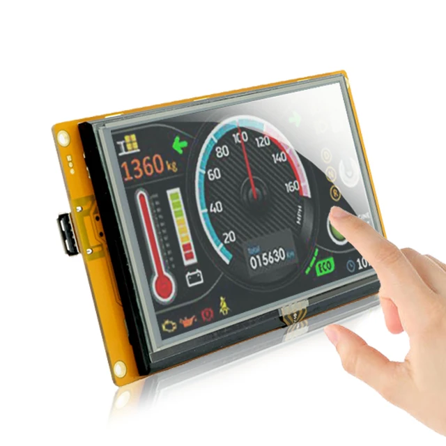 STONE HMI TFT LCD Touch Screen Display Module with  Controller Board + Serial Interface TTL RS232 RS485 stone 3 5 inch hmi industrial type tft lcd display module with rs232 rs485 ttl for industrial use