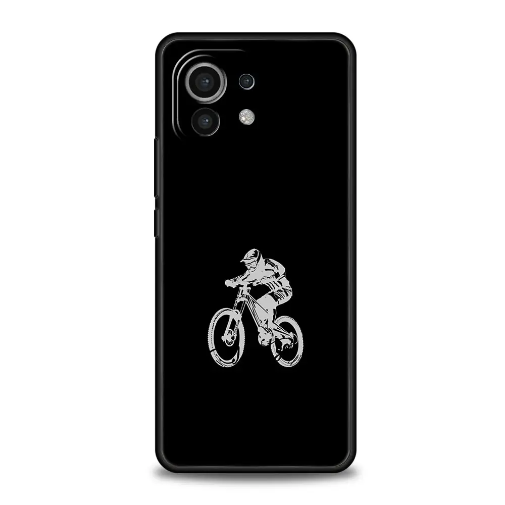 Durable Phone Case with Mountain Bike Design