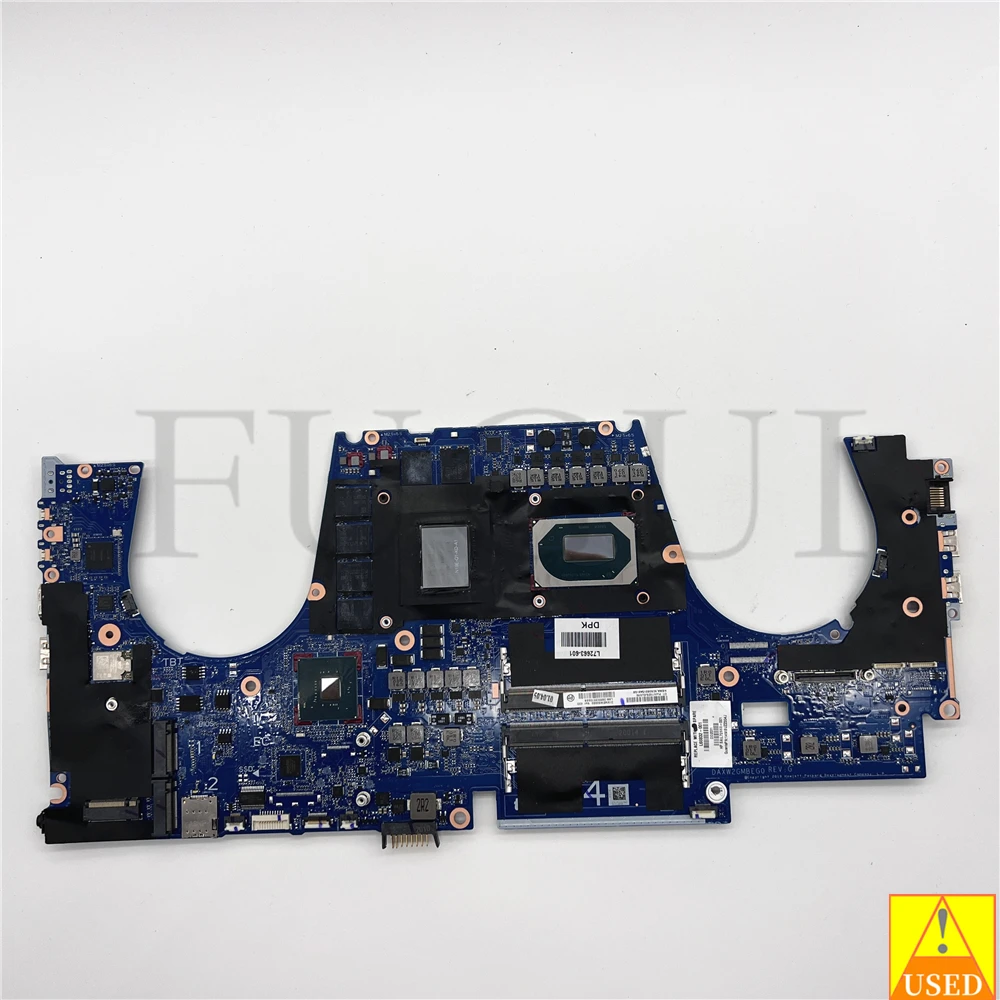 

USED Laptop Motherboard DAXW2GMBEG0 L68832-601 For HP Zbook 15 G6 SRFCN i7-9850H RTX3000 6GB Tested 100% work
