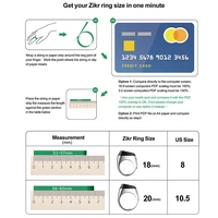 IQibla Smart Praise Zikr Ring Tasbih Tally Intelligent Digital Counter for Muslims 5 Prayer Time Vibration Reminder Waterproof 2