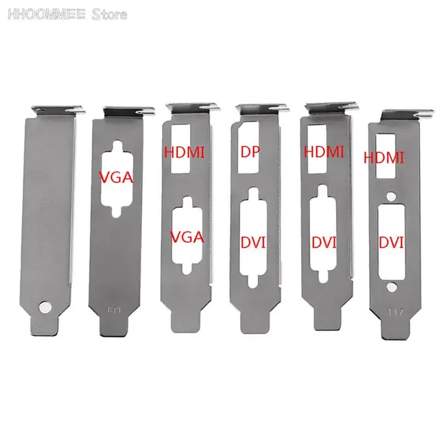 4 Staffe Bassoprofilo Per Schede Video - Compatibili HDMI, DVI, VGA - Per Case PC Sottili - Foto 7