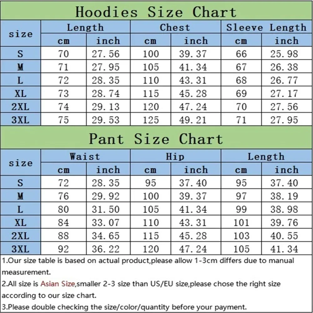 2024 New Men's Casual Suit Outdoor Fitness Jogging Sports Suit Men's Hoodie + Pants Set (S-4XL) New in Men's Sets Sports Suit