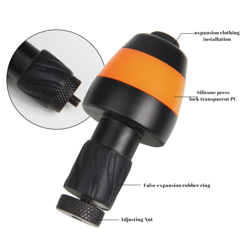 Bicycle Handlebar Light Bar End Safety Warning Light Battery Powered Bike Lamp Cycling LED Bar End Plugs Indicator bicycle accessories,bicycle handlebar,bike handlebar plugs,bicycle handlebar ends