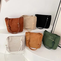 Stylish and Spacious Bucket Bag Shoulder Bags Underarm Handbag for Everyday Use Women Multicolor Retro Crossbody Bag - Image 5