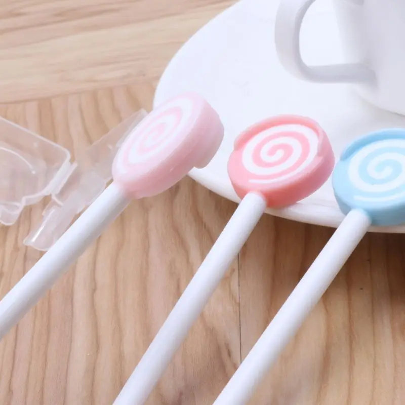 Tongue Scraper Teething for Babies Lollipop Tongue Cleaner Fresh Breath Care Tool
