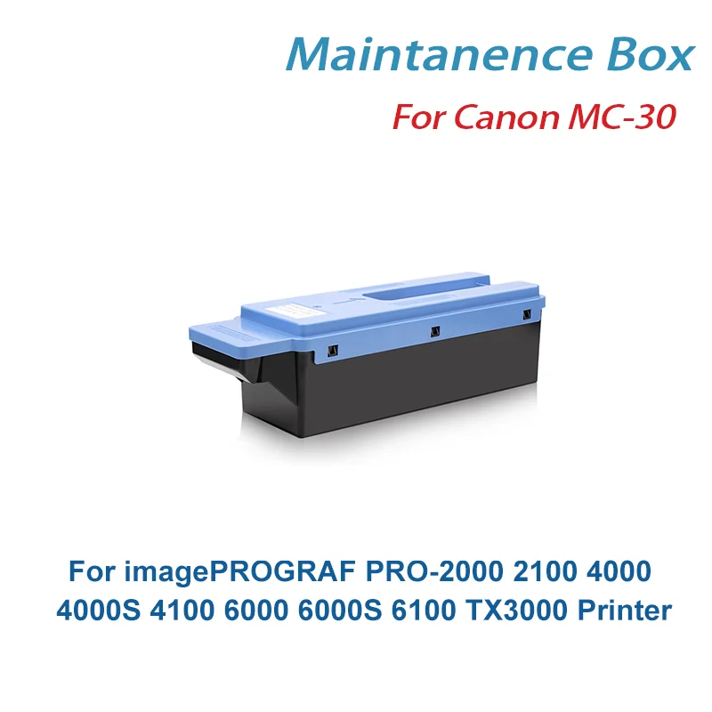 para Canon Cartucho de Manutenção para Imageprograf Pro2000 2100 4000 4000s 4100 4100s 6000 6000s 6100 Tx3000 4000 Impressora Mc30 - Imagem 3