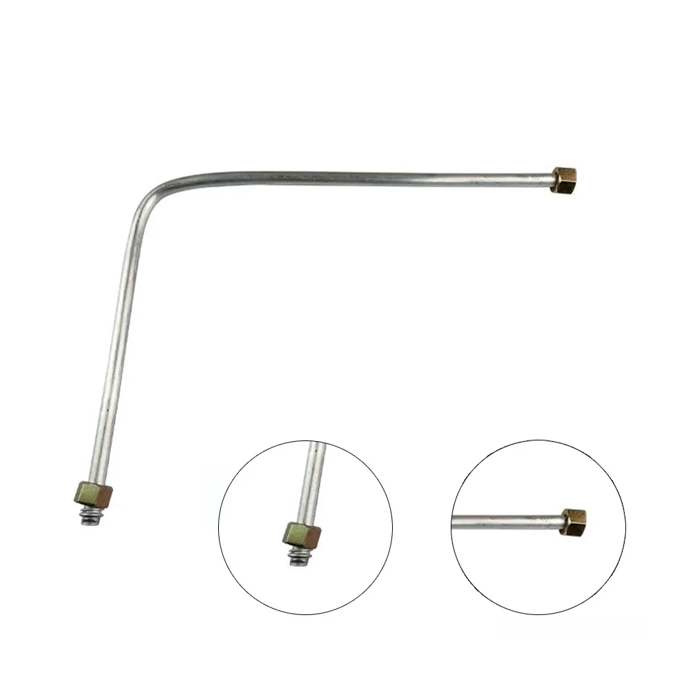 

530mm Air Compressor Tube Exhaust Tube Copper Tone G3/8" Thread Standard Pneumatic Parts Pipe Oil Pump Spare Replacement