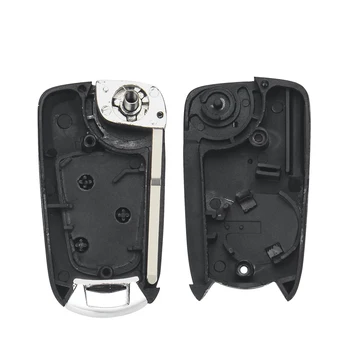 Chiave telecomando per Ford Mondeo Focus 2 3 Festiva Fiesta Fusion c-max s-max portachiavi FO21/HU101 lama - KEYYOU portachiavi per auto modificato a 3 pulsanti per Ford Mondeo Focus 2 3 Festiva