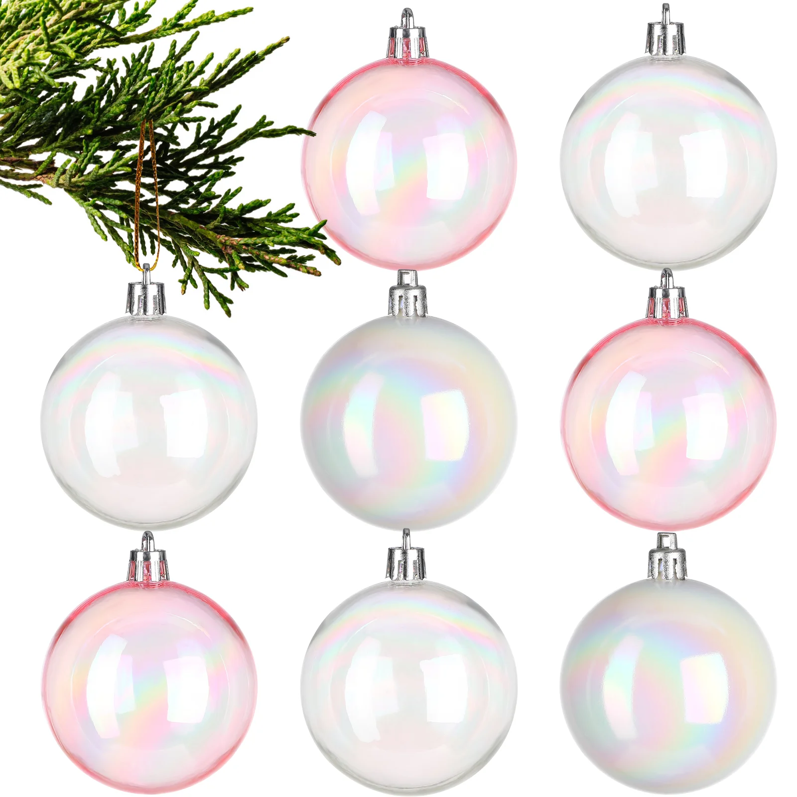 

Colorful Ball Decorative Home Decoration Clear Christmas Balls for Crafts Accessories