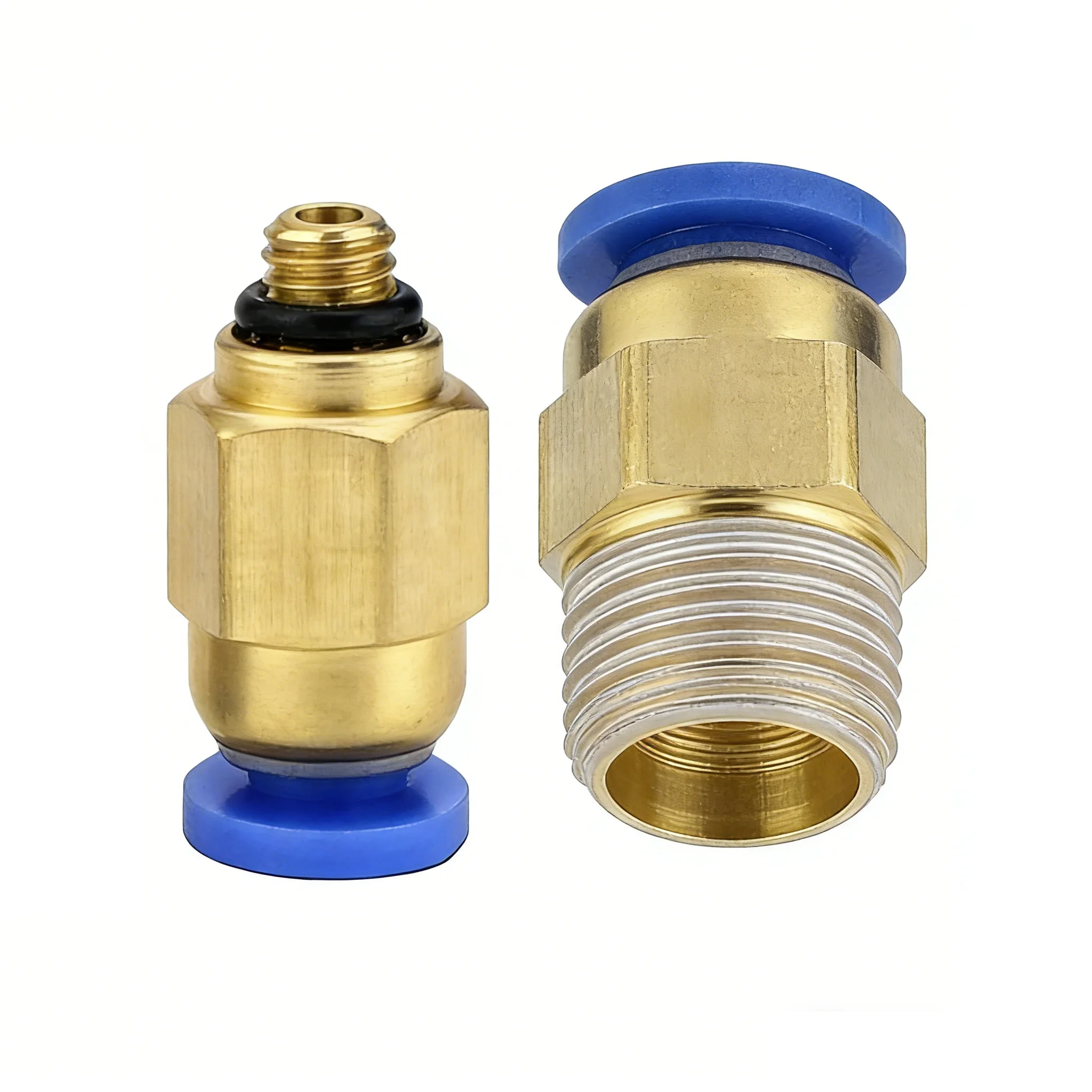 Sourcing Map 10 Pcs 1/4" PT Male Thread 8mm Push In Joint - View #7