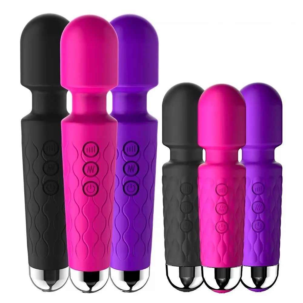 20 Speeds Powerful AV Vibrator for Women Nipple G spot Clitoris Stimulator Wand Stick Dildo Female Masturbator Adult Sex Toys
