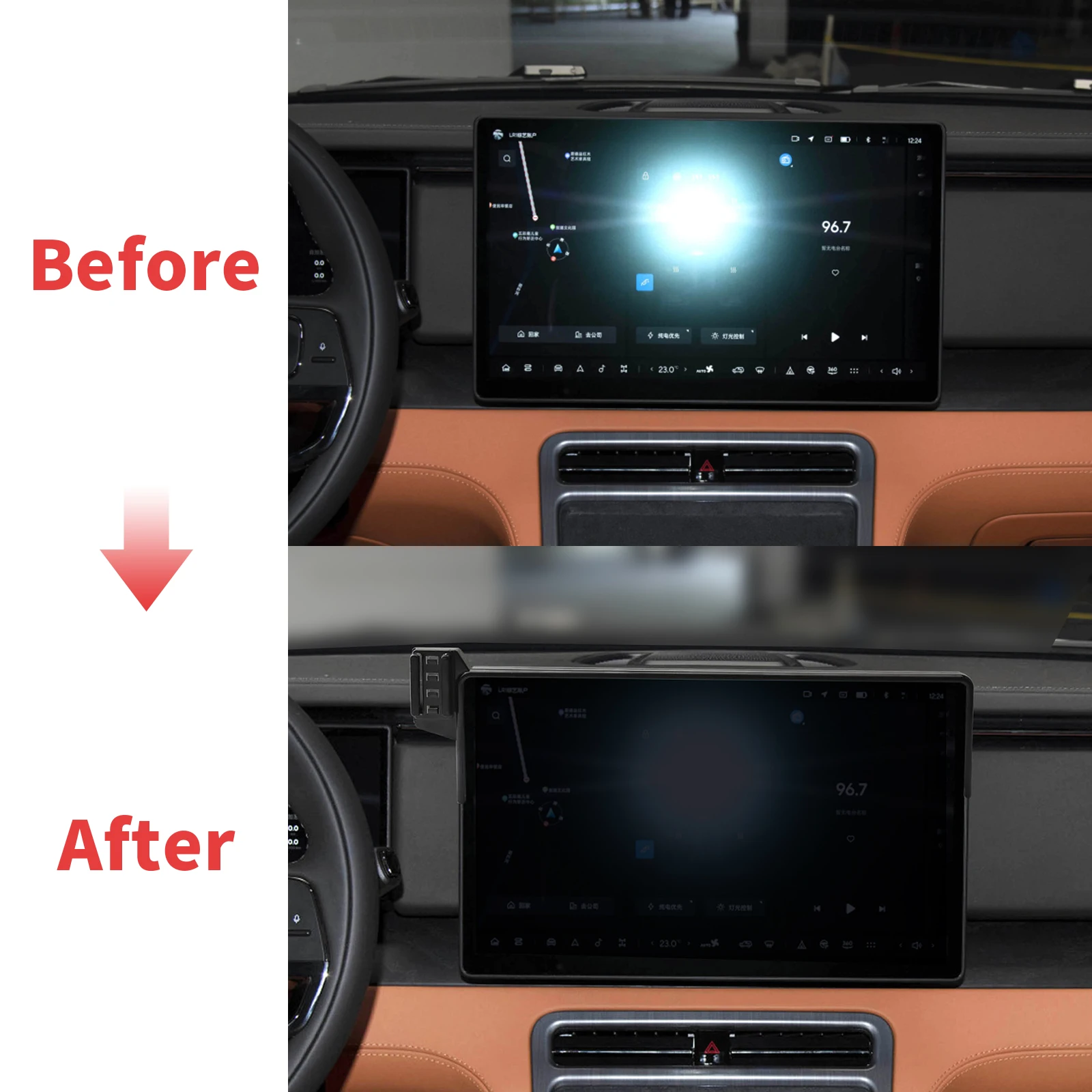 Car Mobile Phone Holder phone holder mobile phone holder For Polestone 01 Rox 01 GPS Bracket Navigation Stand Auto Accessories