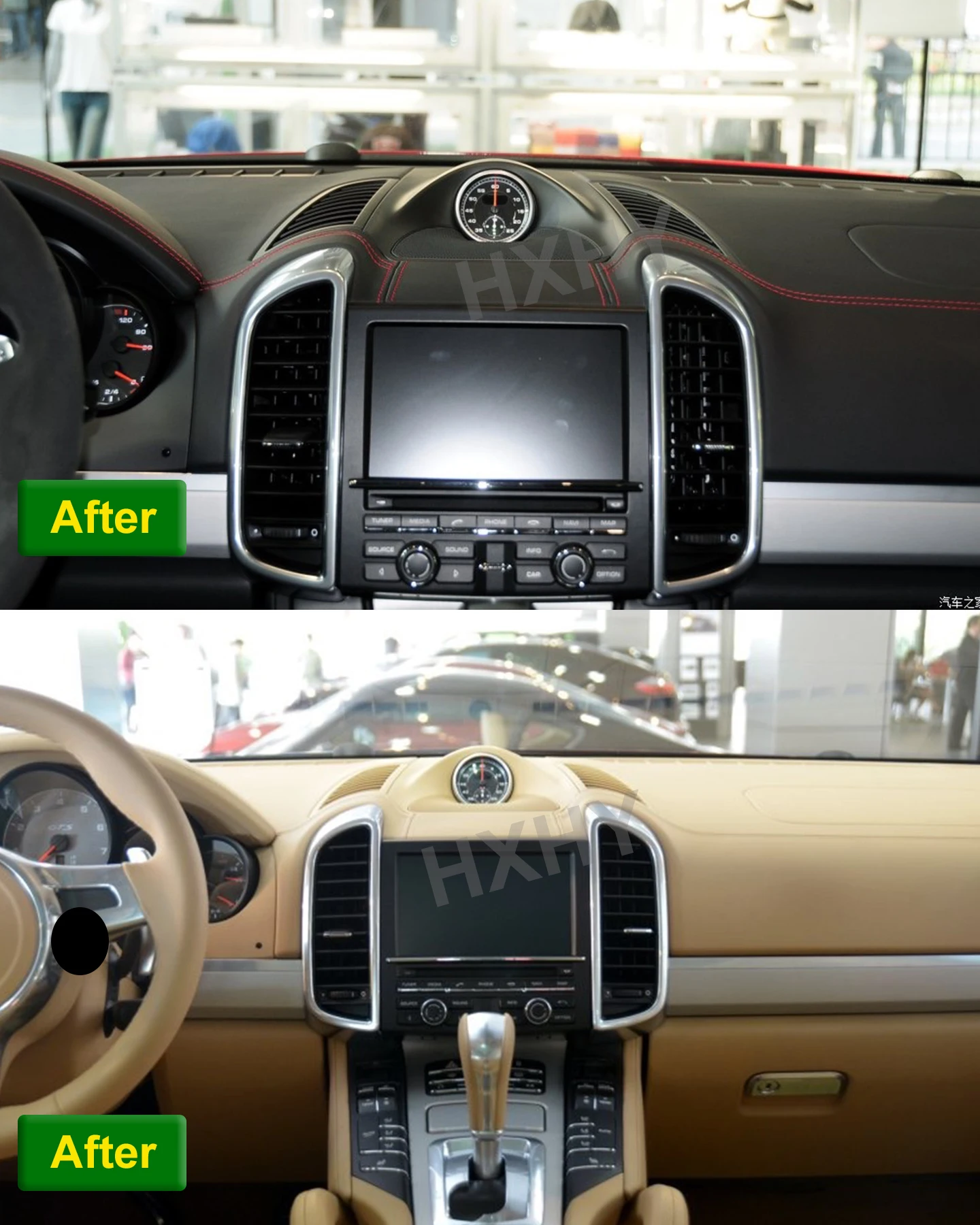 Car Dashboard Stopwatch Decoration Clock Time Support Sport Chrono For Porsche C