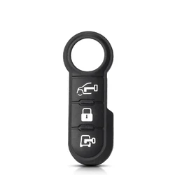 Enhanced 3 - Button Rubber Pad Fob Flip Folding Key Remote Case Cover (Model 3)
