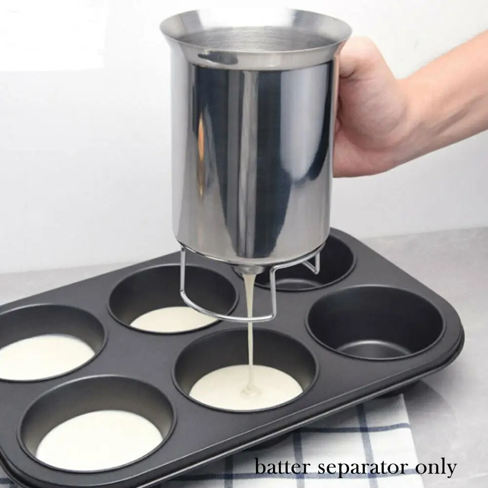 Steel Funnels Batter Pancake Ball Dispenser Cake Cupcake Dough