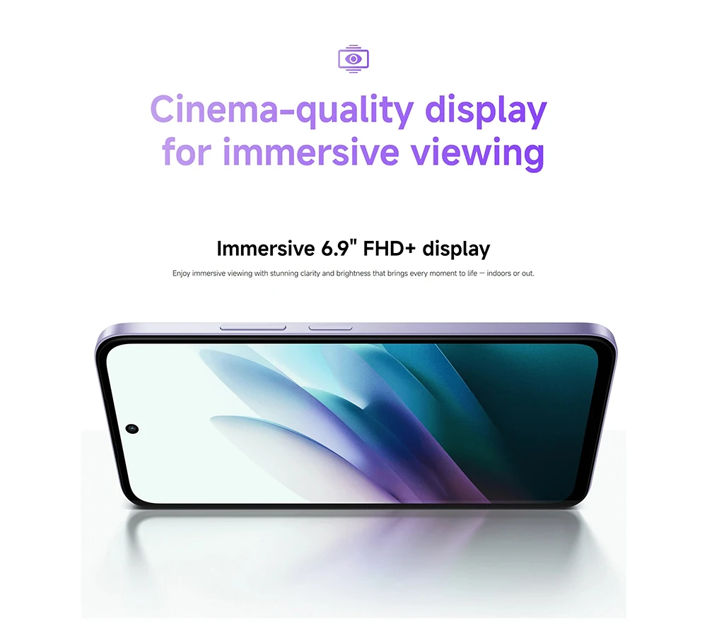 Smartphone Redmi 15 4G 8 Go/256 Go Puissant Snapdragon ® 685 AI Double Caméra 6,9" FHD 7000mAh Xiaomi Super Batterie 33W. Livraison Gratuite. S726f95230cab4bd8994028b7daf4bf8cJ