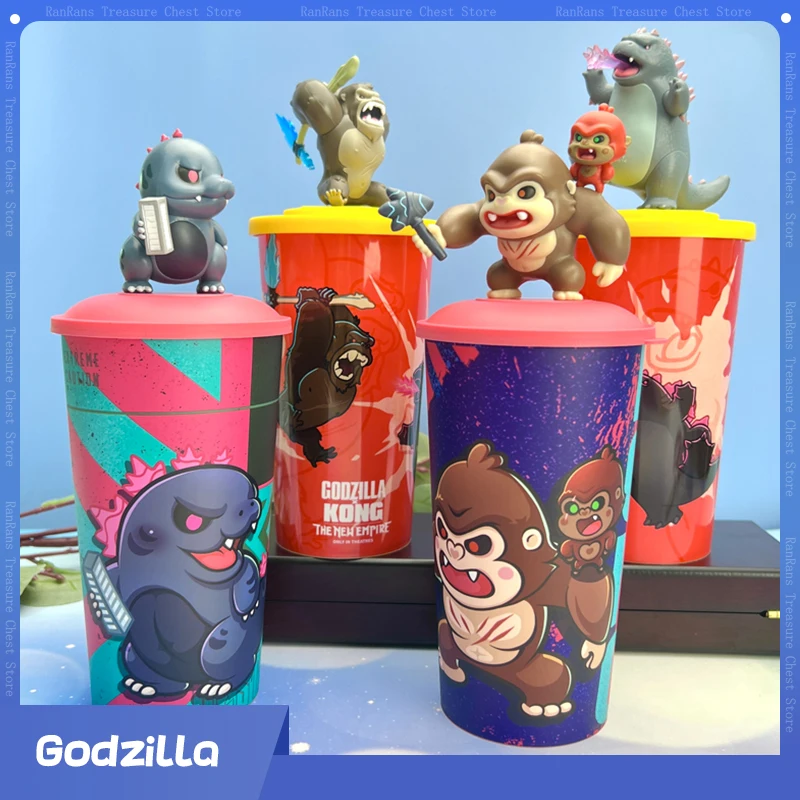 

Anime Godzilla Water Cup Godzilla vs. King Kong 2 Movie Godzilla Doll Cup King Kong Doll Water Cup Q Edition Decoration