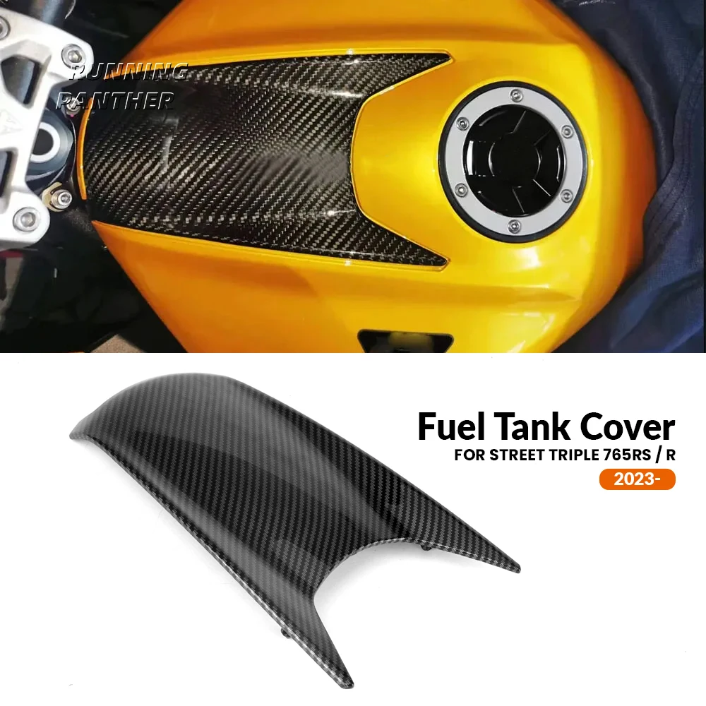 

2023 2024 Motorcycle Accessories Carbon Fiber Gas Fuel Tank Panels Cover Air Box Fairing Cowl For Street Triple 765RS /moto2