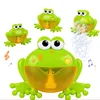 Outdoor Bubble Machine Crabs&Frog Music Kids Bath Toy Bathtub Soap Automatic Bubble Maker Baby Bathroom Toy for Children 2