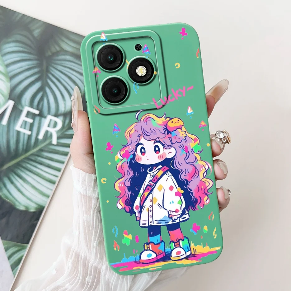 Cute Fashion Cartoon Soft TPU Phone Case - Stylish Protective Back Cover Bumper