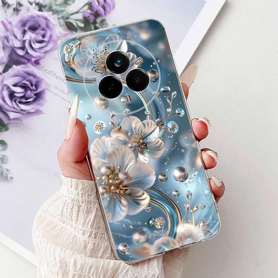 Beautiful Flowers Painted Soft Silicone Case - Enhanced Protection