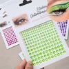 1Pcs Face Diamond Gem Sticker 5D Colorful Rhinestone Tattoo Eyeshadow Stickers fo Festival Nail Body Makeup Bling Jewel DIY Deco 3