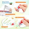 100x80CM Magic Water Drawing Doodle Mat With Reusable Magic Pens Coloring Painting Board Montessori Educational Toys Kids Gifts 5