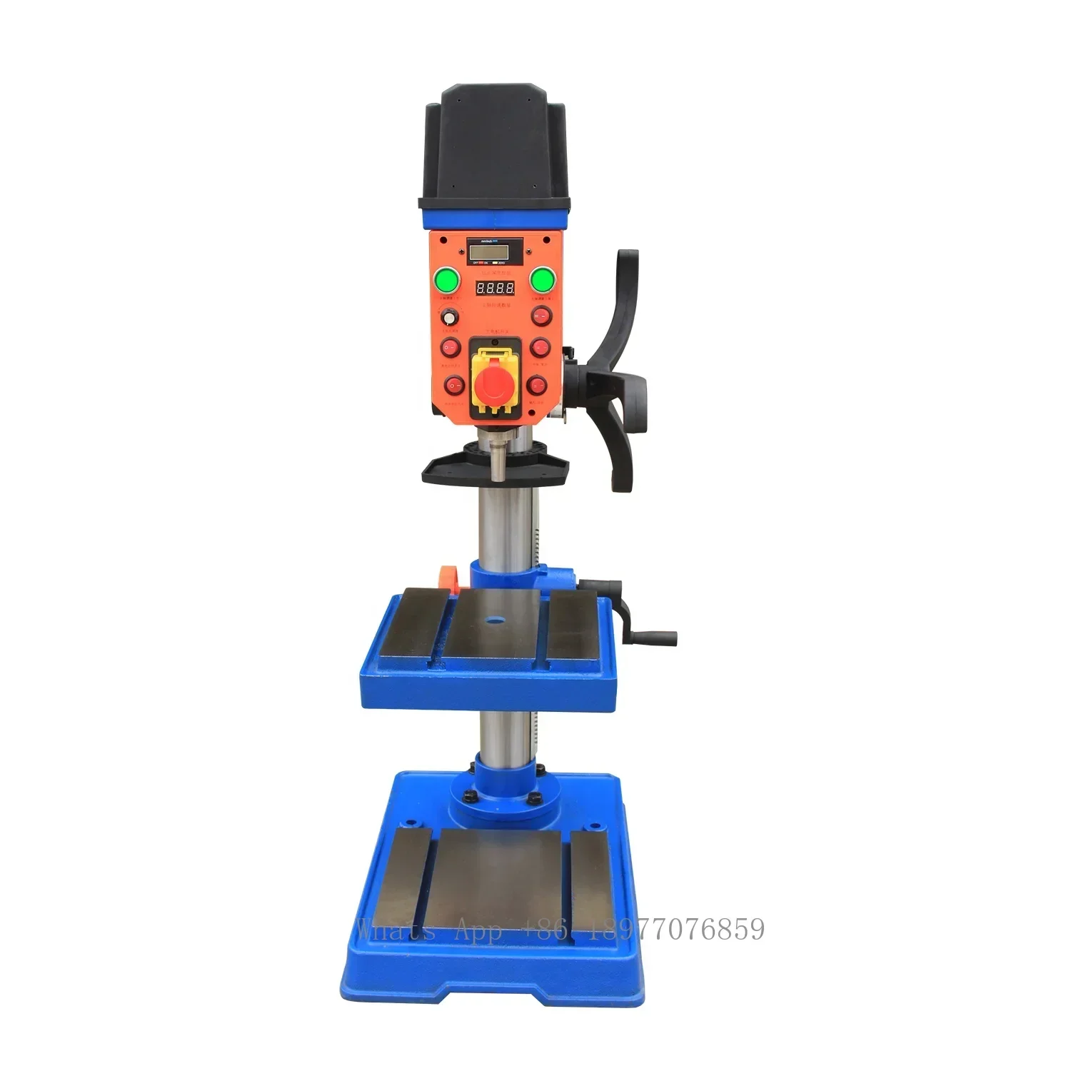 WTZ-16T TTMC Drill Press Machine, Belt Drive Drill Machine With Variable Drilling Speed, B18 Spindle Taper 4