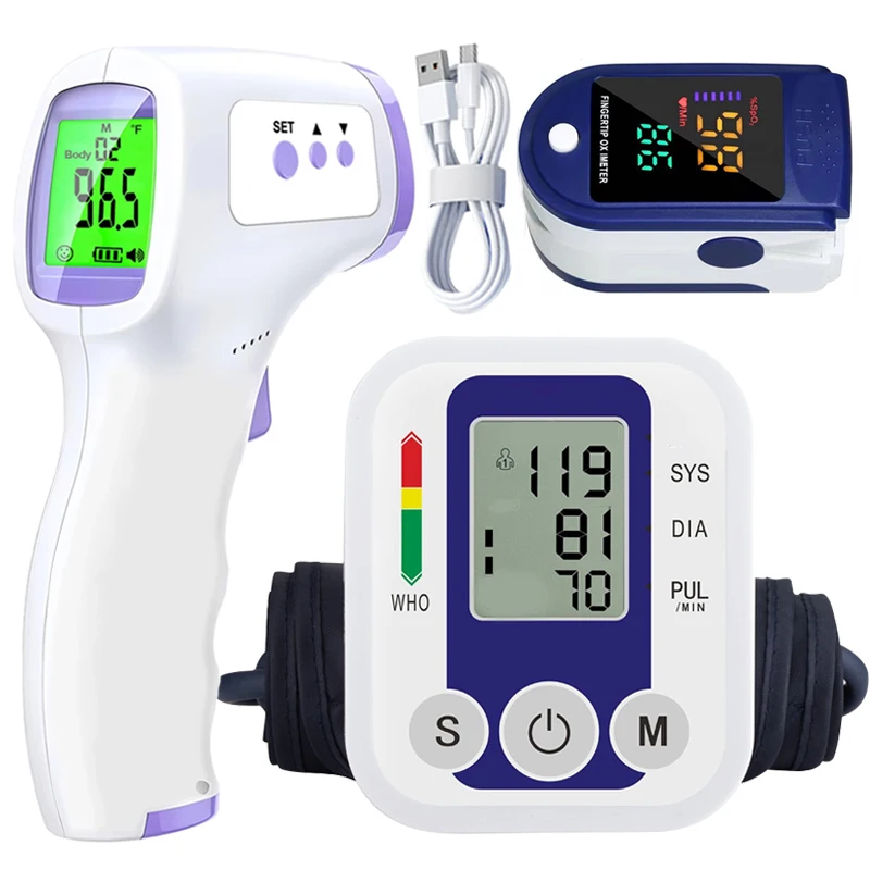 Portable LCD Automatic Digital Arm Blood Pressure Monitor Tonometer Sphygmomanometer Pulse Meter blood pressure monitor blood pressure meter