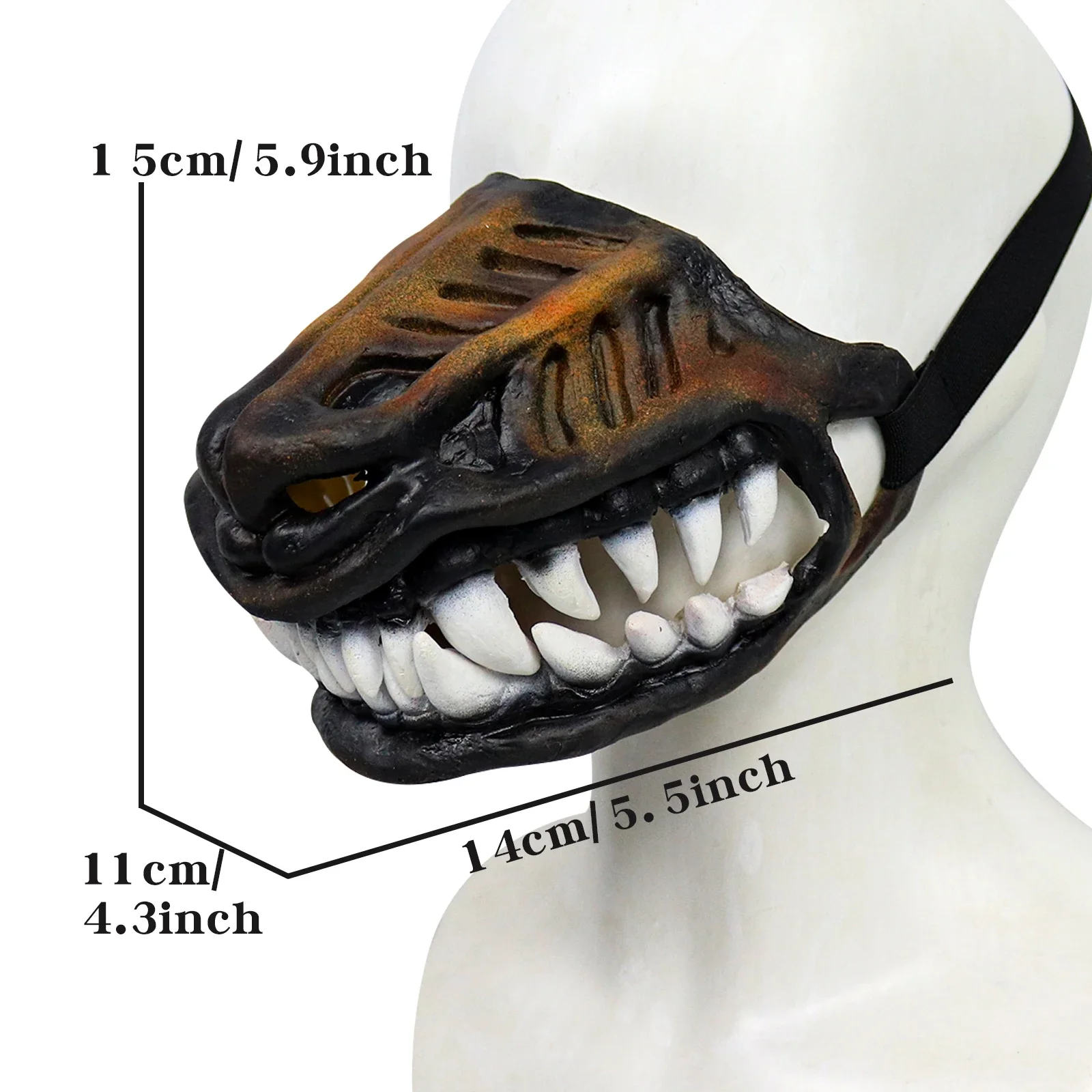 Dog Mouth Mask Padded Latex Rubber Muzzles For Large Role Play Puppy Halloween Cosplay Photo Props accessories