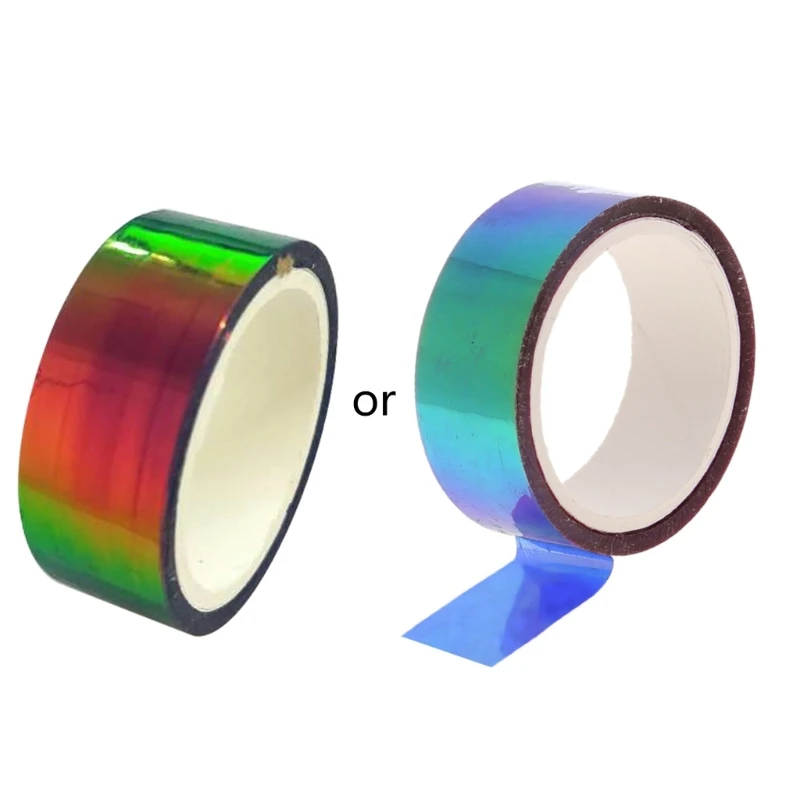 Gymnastics Decoration RG Prismatic Glitter Tape Hoops Stick Rhythmic Gymnastics Decoration DIY Scrapbooking