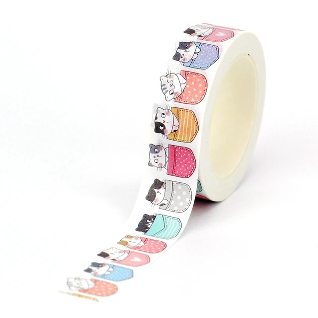 NEW Bulk 10pcs/Lot Decorative Colorful Floral Pattern Washi Tapes for Craft  Planner Masking Tape Cute Stationery - AliExpress