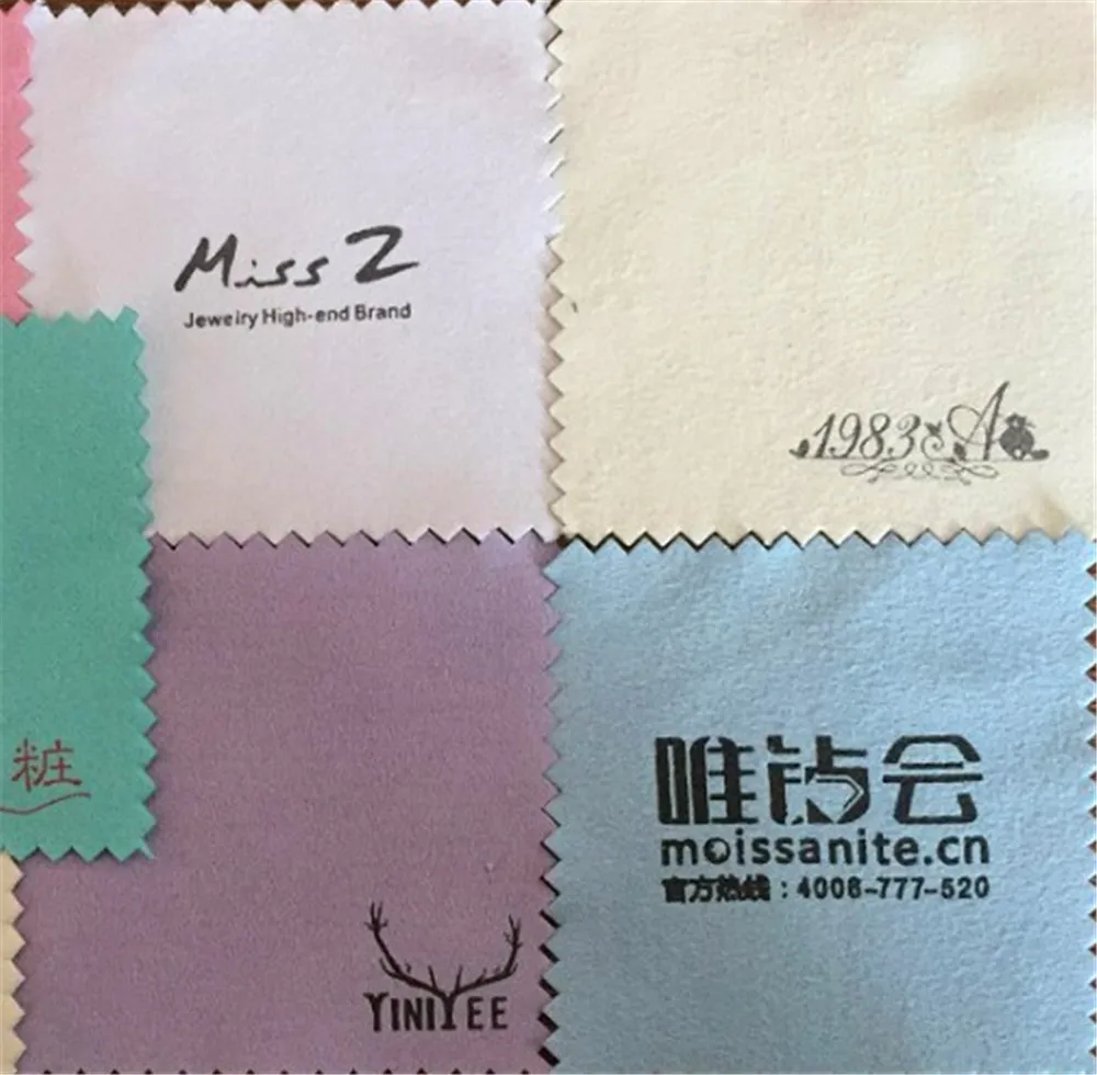 맞춤형 패턴 인쇄 소프트 극세사 유리 클린 천, 안경 쥬얼리 렌즈 청소용, 팩 당 1000 개, 16