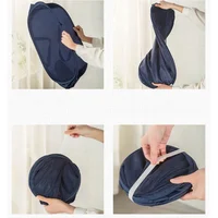Horizontal Foldable Laundry Basket Mesh Cloth Breathable Laundrys Hamper Large Capacity Storage Baskets Home Accessories 4