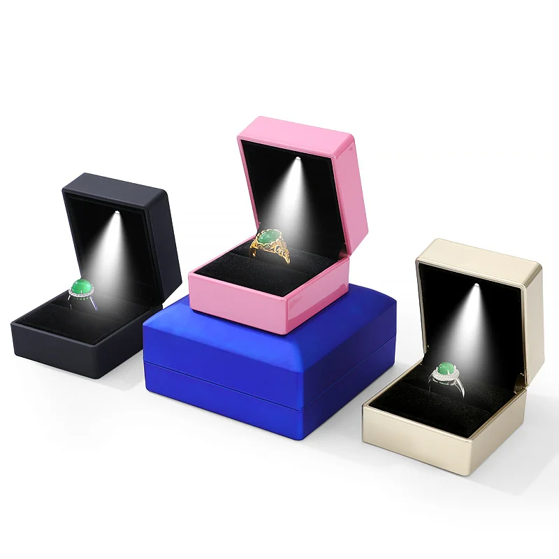 Jewelry Box with LED Lights - Open View