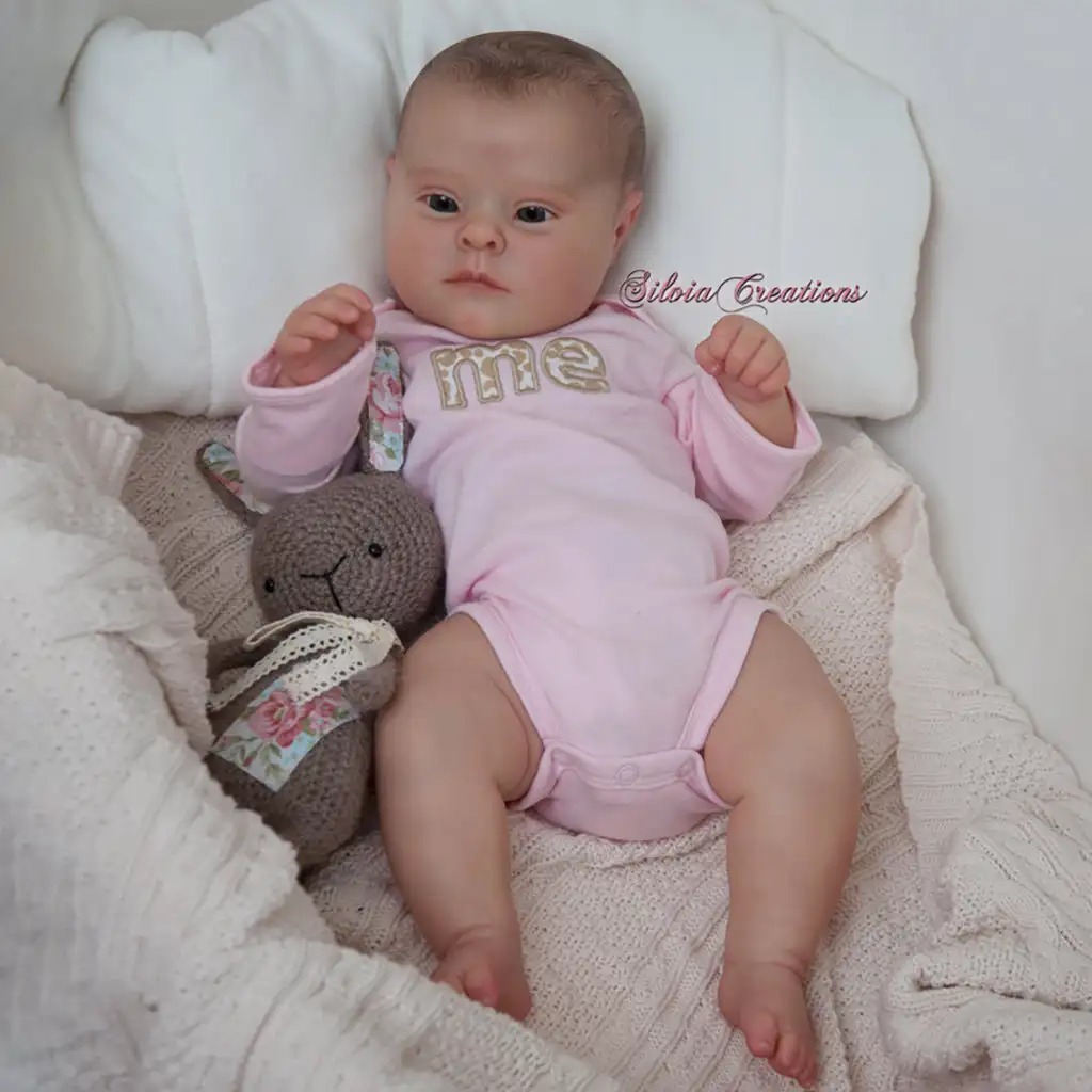

21 Inches Bebe Reborn Doll Kit Blank Unpainted Unfinished Blank Doll Parts