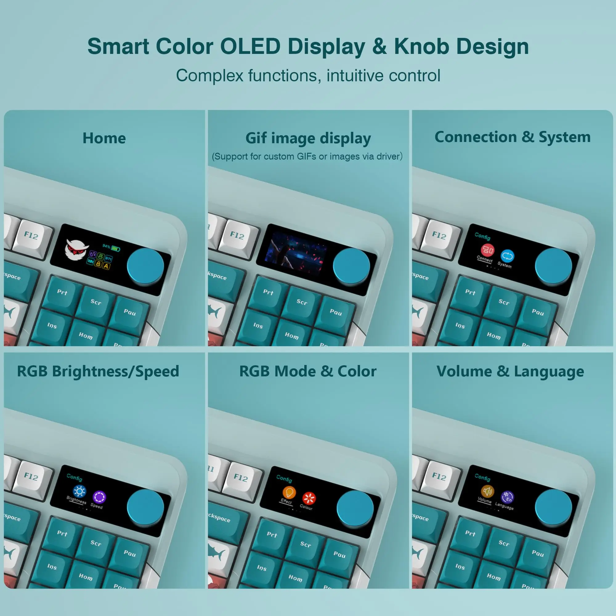 핫 스왑 TKL RGB 게이머 키보드, M87 Pro, 블루투스, 2.4GHz, USB-C 무선 기계식 키보드, 컬러 OLED 디스플레이 및 노브 포함