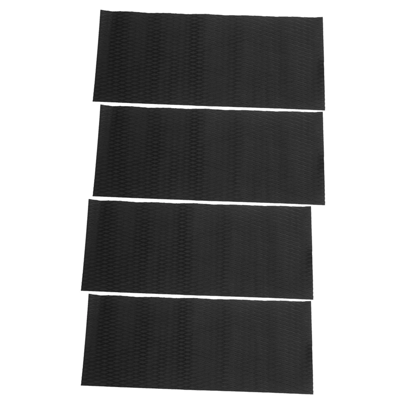 

4X Water Scooter Non-Skid Marine Flooring Synthetic Eva Foam Sheet 37X92cm Jet-Ski Black Surfboard Mat Skis Slip