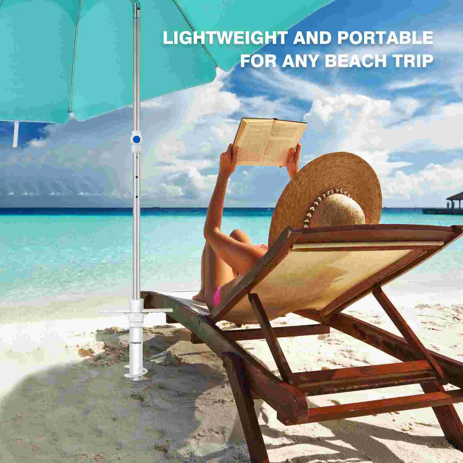Ground Plug Umbrella Base Stand Stakes Vacation Accessories Beach Vacation Must Haves Sand Anchor Camping Heavy beach umbrella plug base umbrella stand holder
