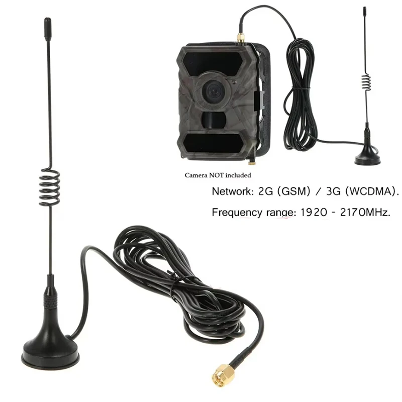Magnetic Antenna 2G GSM 3G WCDMA 1920-2170MHz for Trail Game Scouting Wildlife Hunting Camera hunting trail camera trail camera hunting camera antenna