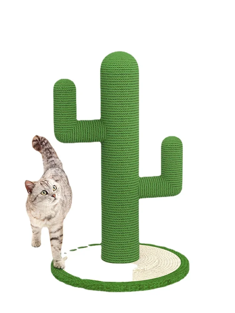 

Cactus cat scratch board sisal cat scratch column vertical board non-chipping wear-resistant climbing frame toy