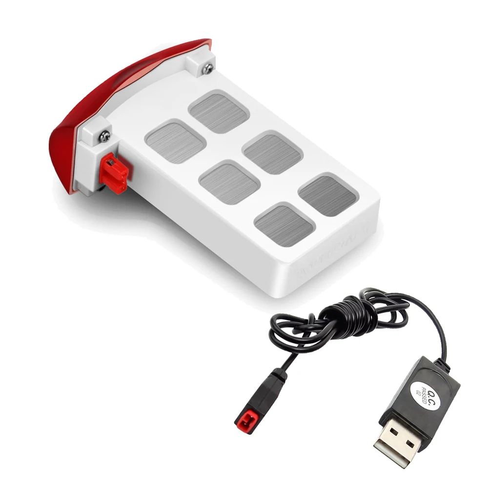 

RC Aircraft X5UW Battery USB Charger Spare Part for SYMA X5U X5UC X5UW RC Drone Quadcopter Battery Charger Replacement Accessory