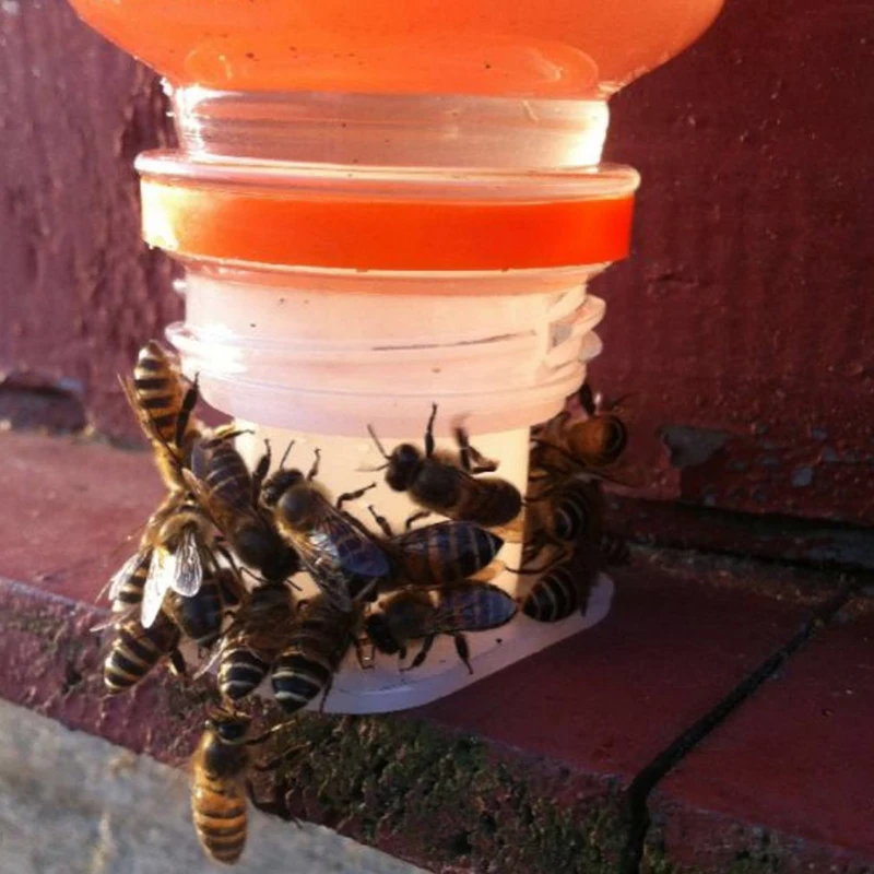 Bee Drinker Bee Drinking Water Tools Honey Bee Feeders Bees Waterer Plastic Tools Beekeeping Supplies