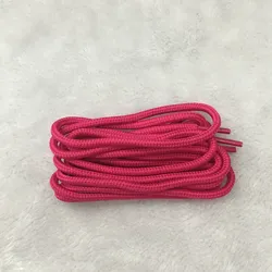 Premium Durable Polyester Shoelaces - Classic Round Design in 21 Colors, Multiple Lengths Available - 150cm (Rose red)