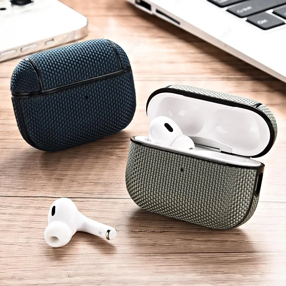 Per Airpods Pro 2 Custodia Per Airpods Pro 3 2 1 Generazione Cover Nylon Pattern Silicone Coque Per Airpods Pro 2 2Nd 2022 Custodia Funda