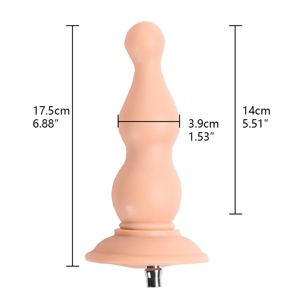 Sex Toy ROUGH BEAST Vac-U-Lock Anal Dildo Attachment for Sex Machine