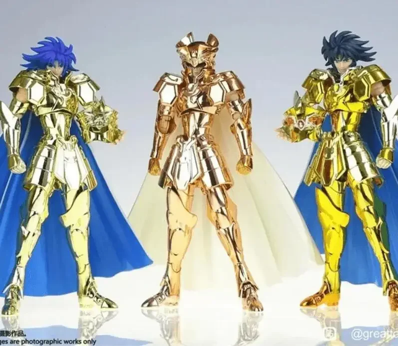 Cs Modello Saint Seiya Myth Cloth Ex Gemini Saga Con Esplosione Di Galaxian Gold/24K/Oce Cavalieri Dello Zodiaco Action Figure In Magazzino