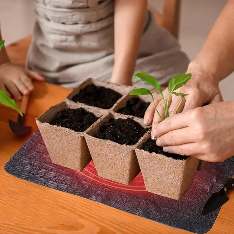 Tapis Chauffant Pour Semis, En Cuir PVC, Pour Plantes D'intérieur
