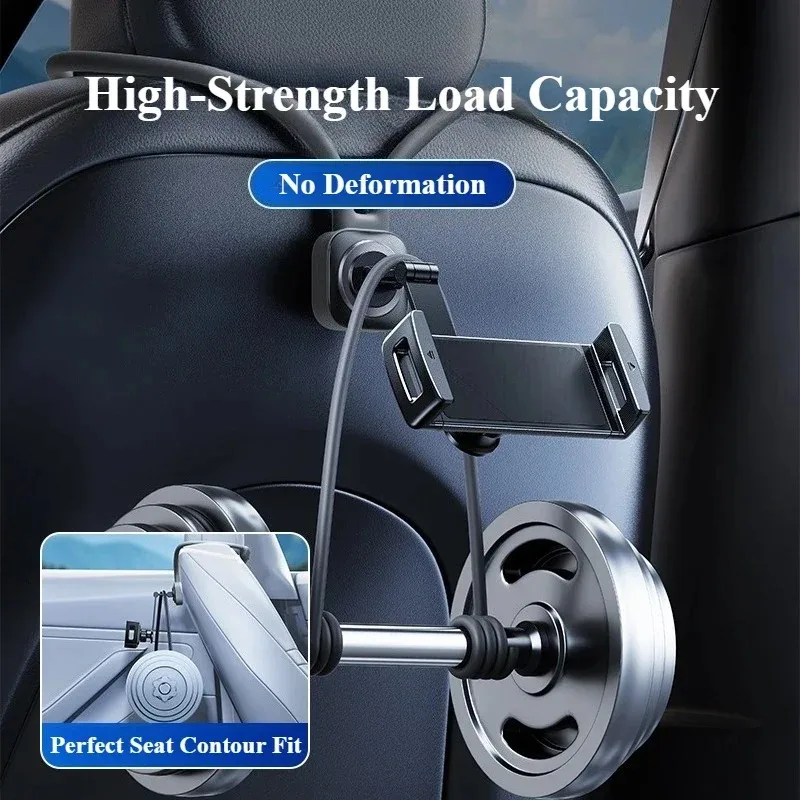 Eary Flexible Car Backseat Tablet Holder & Organizer - Road Trip Essentials